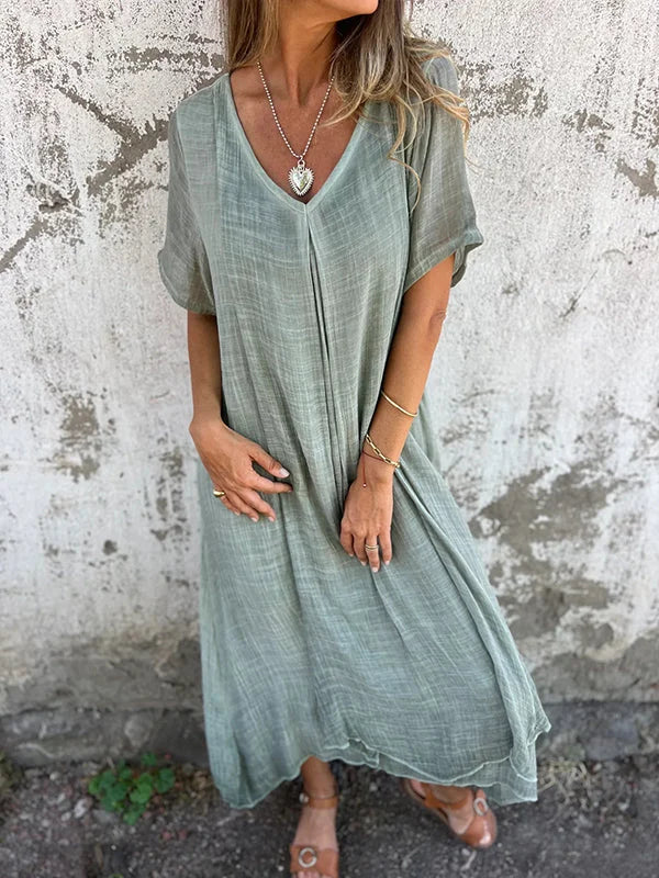 Neva Breathable V-neck Dress