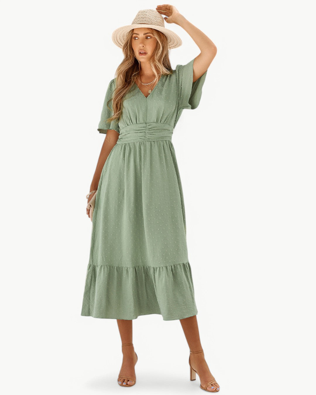 Rosita Elegant embroidered dress