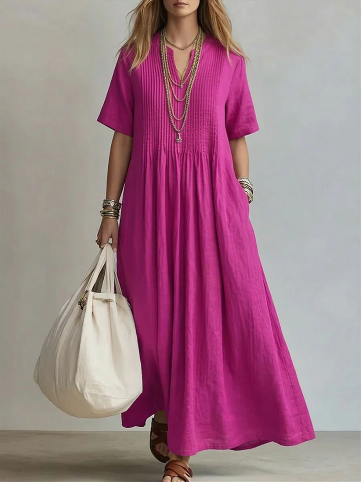 Nathalia Pleated Dress