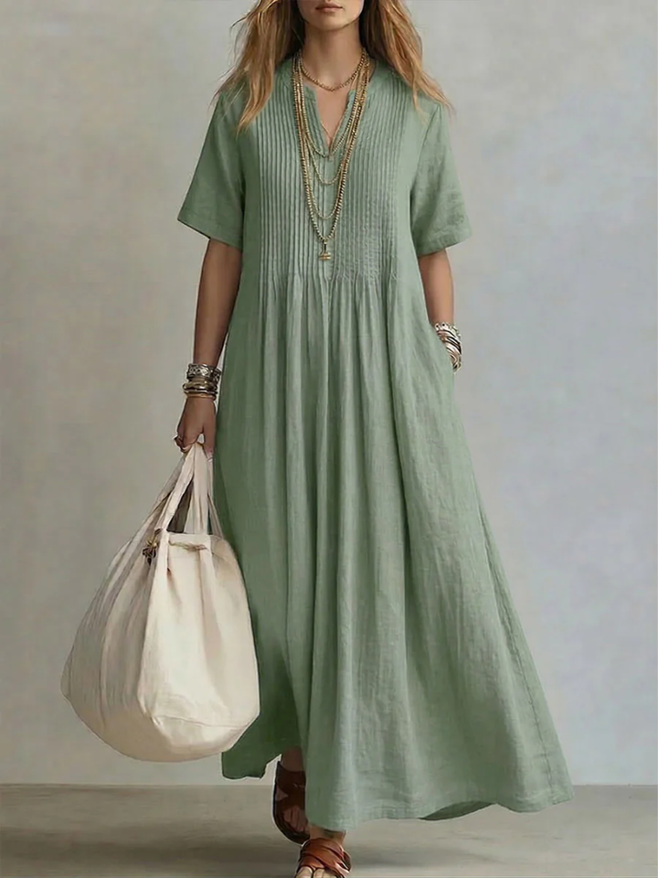 Nathalia Pleated Dress