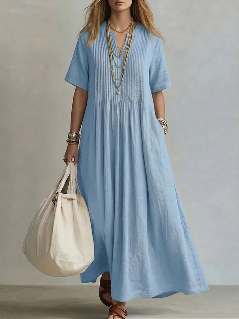 Nathalia Pleated Dress