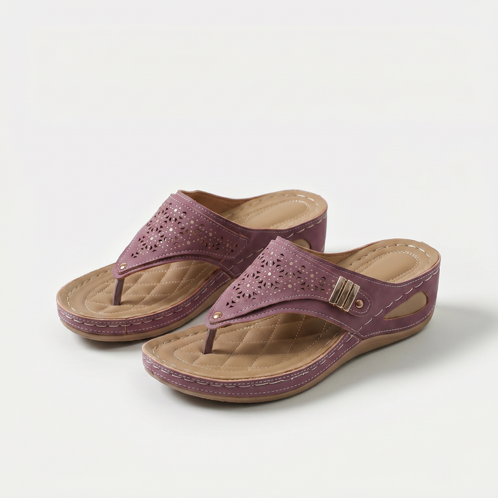 Élodie - wedge toe sandals for women