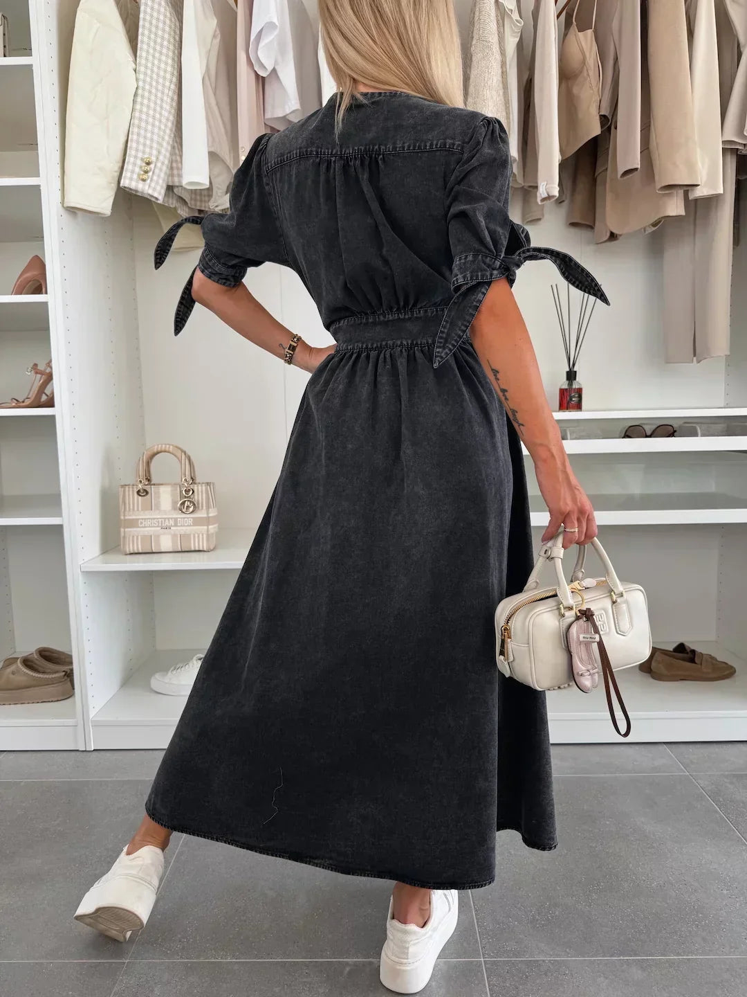 Ivy Elegant denim dress