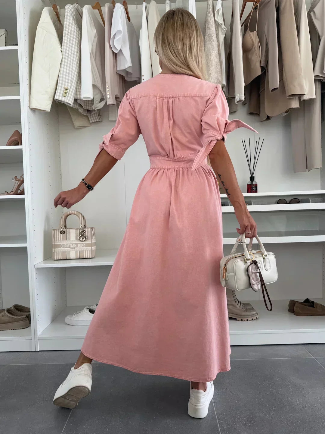 Ivy Elegant denim dress