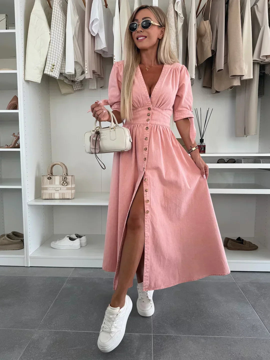 Ivy Elegant denim dress