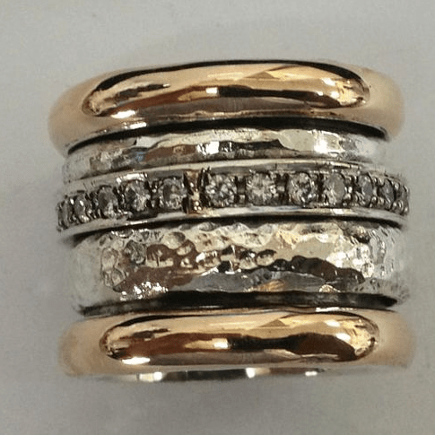 Valora | Vintage Layered Thick Gold Ring