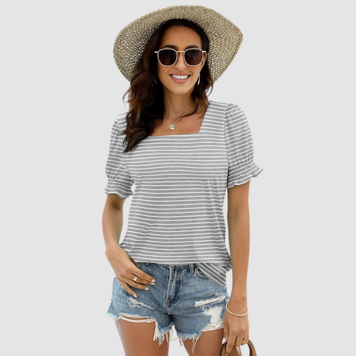 Célina Square Neck Top