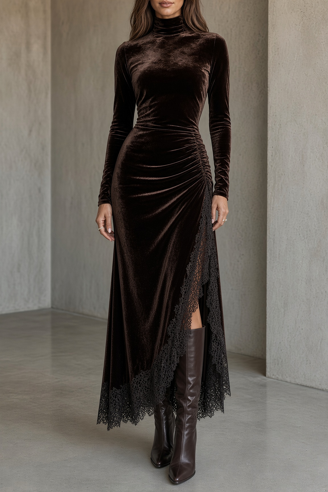Sienna Velvet Dress