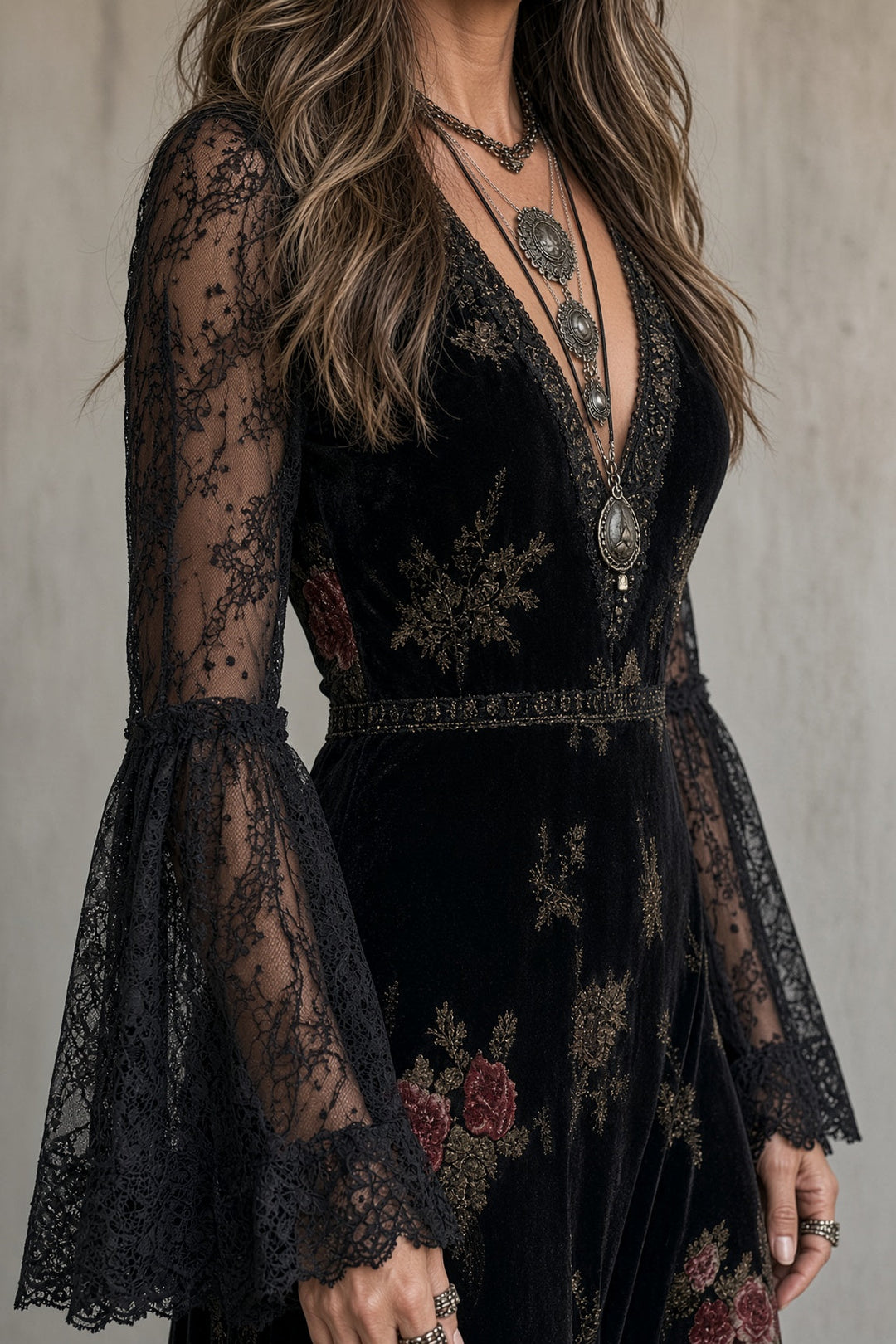 Natalie Velvet Dress