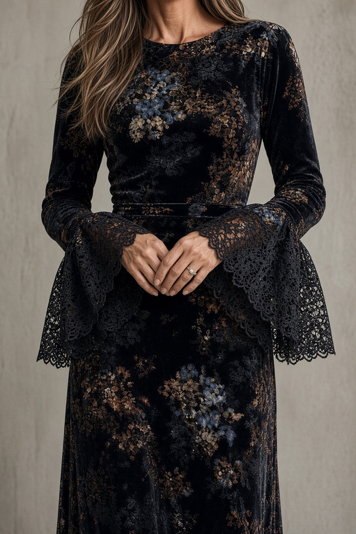 Luna Velvet Dress