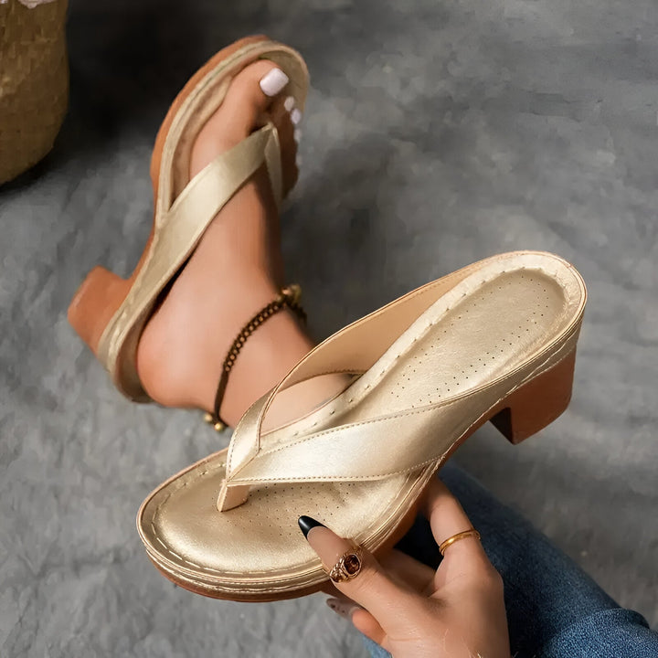 Geneva Elegant High-Heeled Mule