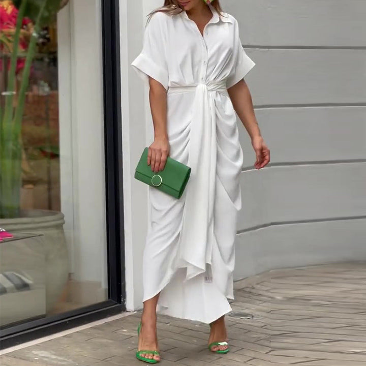 Alyson Luxe Wrap Maxi Dress
