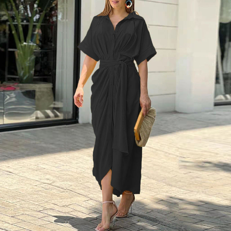 Alyson Luxe Wrap Maxi Dress