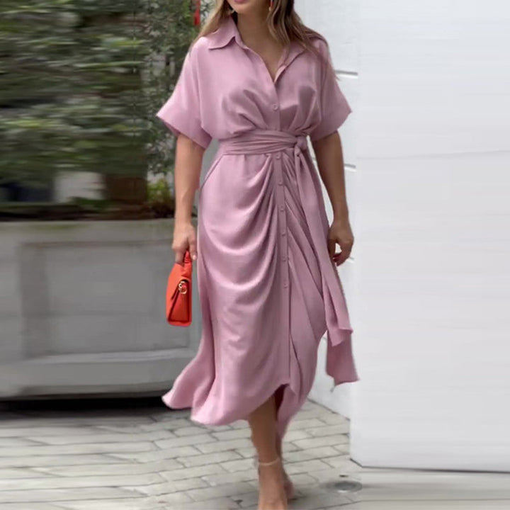 Alyson Luxe Wrap Maxi Dress