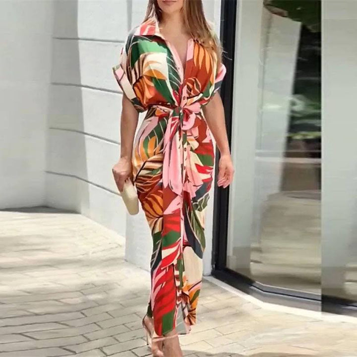 Alyson Luxe Wrap Maxi Dress