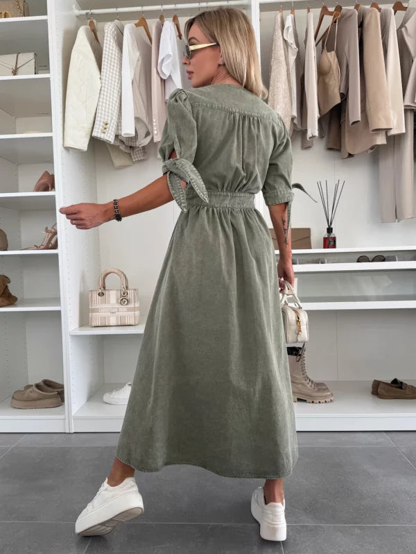 Ivy Elegant denim dress