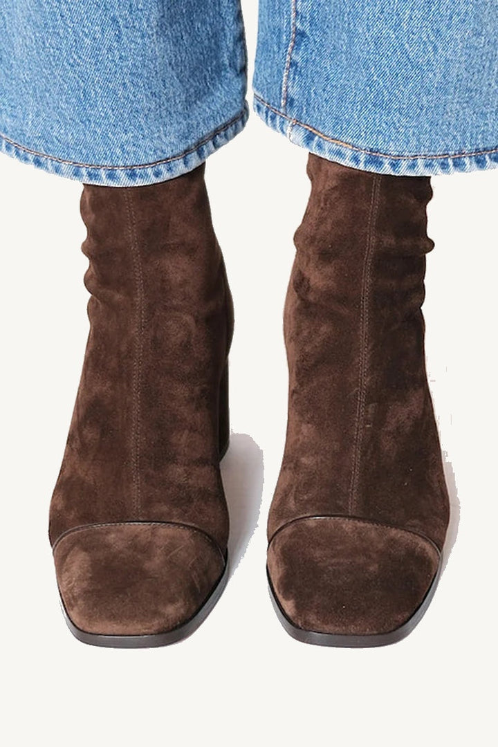Elara | Elegant Suede Ankle Boots