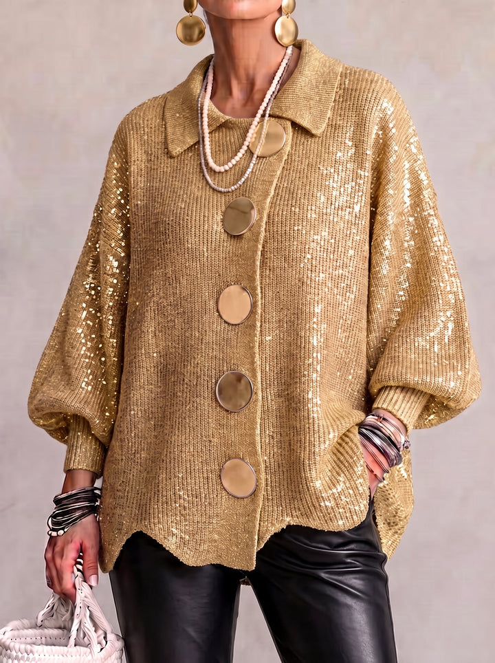 Ardelle | Oversized Collared Cardigan