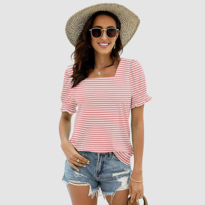 Célina Square Neck Top