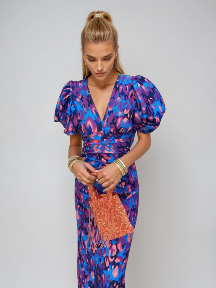 Antoinette Elegant Midi Dress