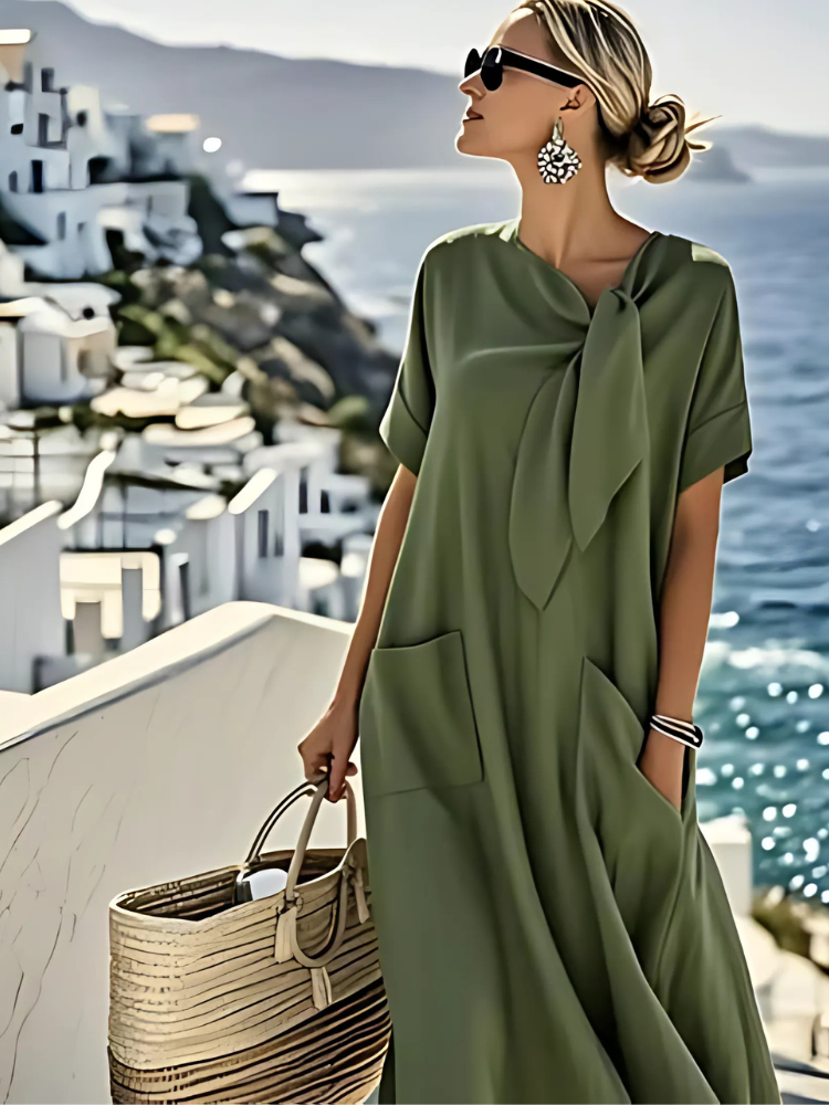 Ella Elegant Dress with Pockets