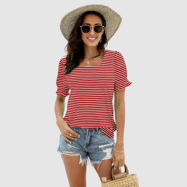 Célina Square Neck Top