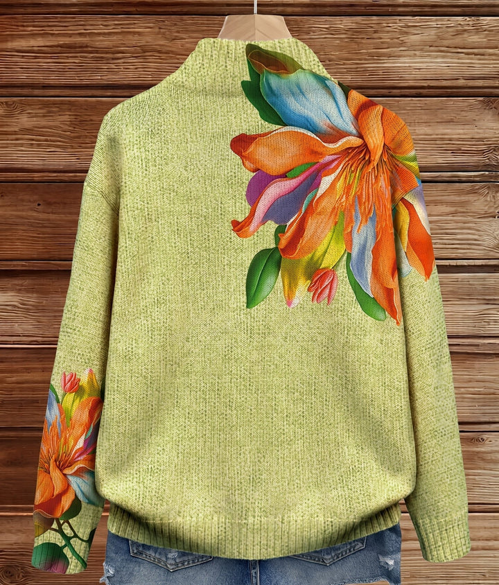 Sidonie | Vibrant Tropical Lily Floral Print