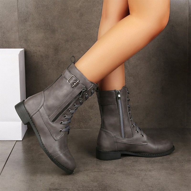 Liana Chic Round-Toe Boots
