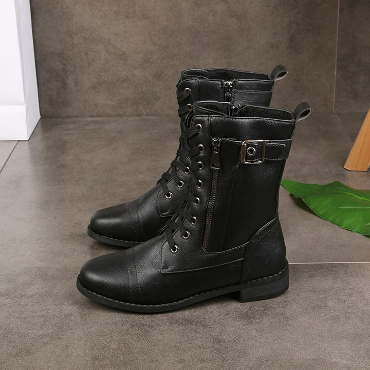 Liana Chic Round-Toe Boots