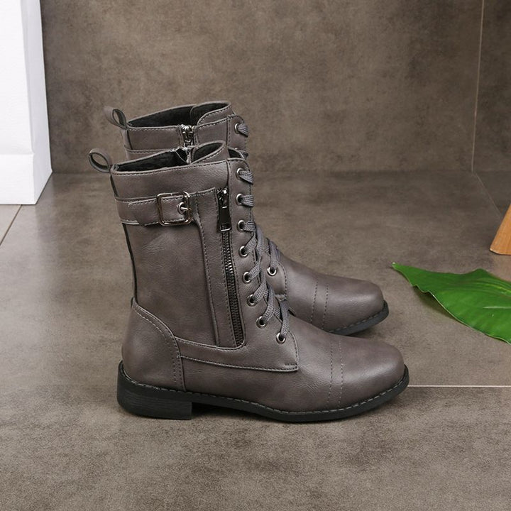 Liana Chic Round-Toe Boots