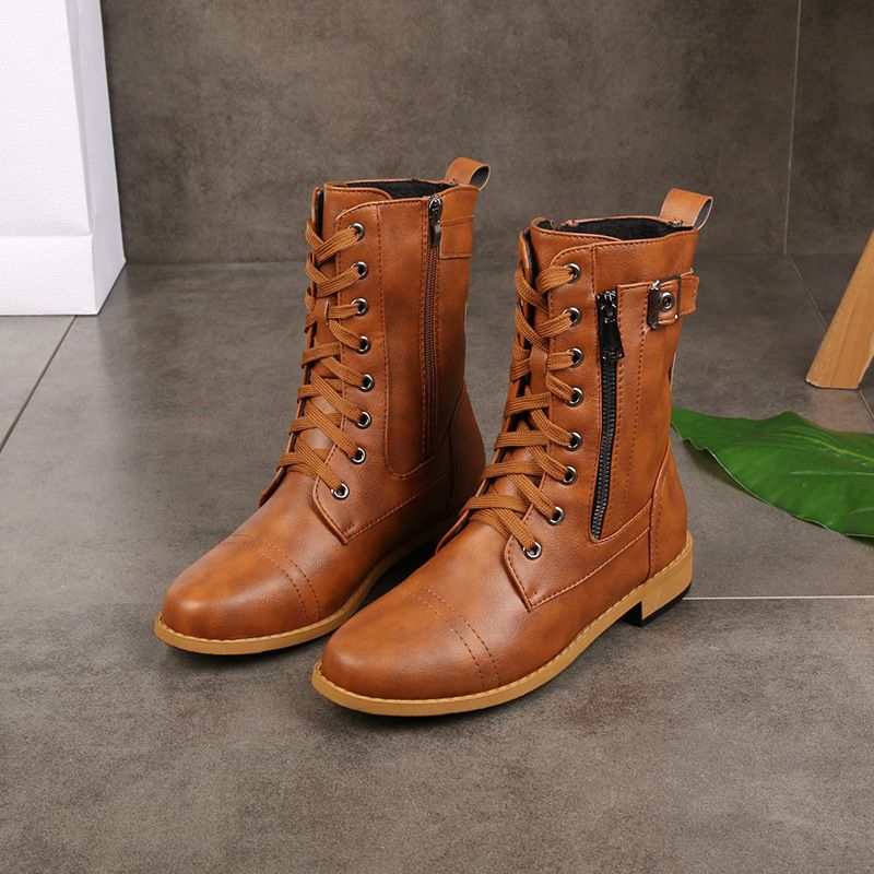 Liana Chic Round-Toe Boots