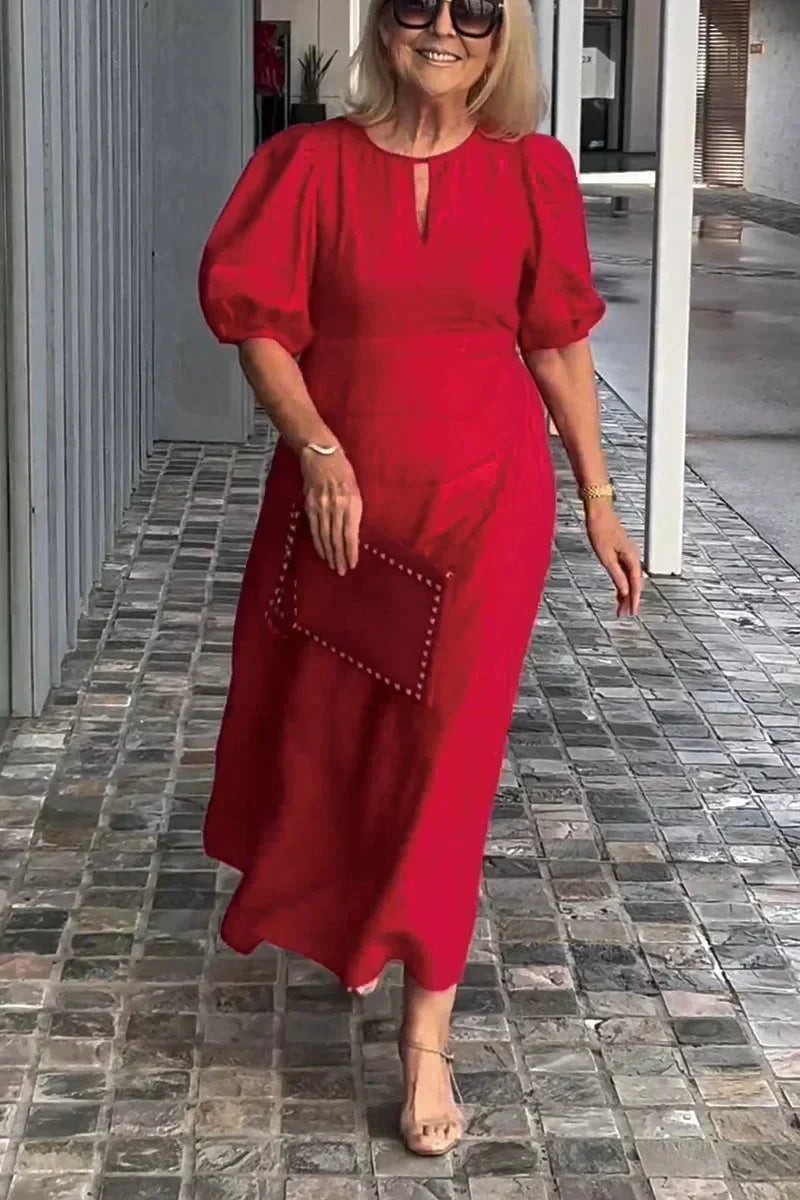 Amelie Timeless Puff Sleeve Dress
