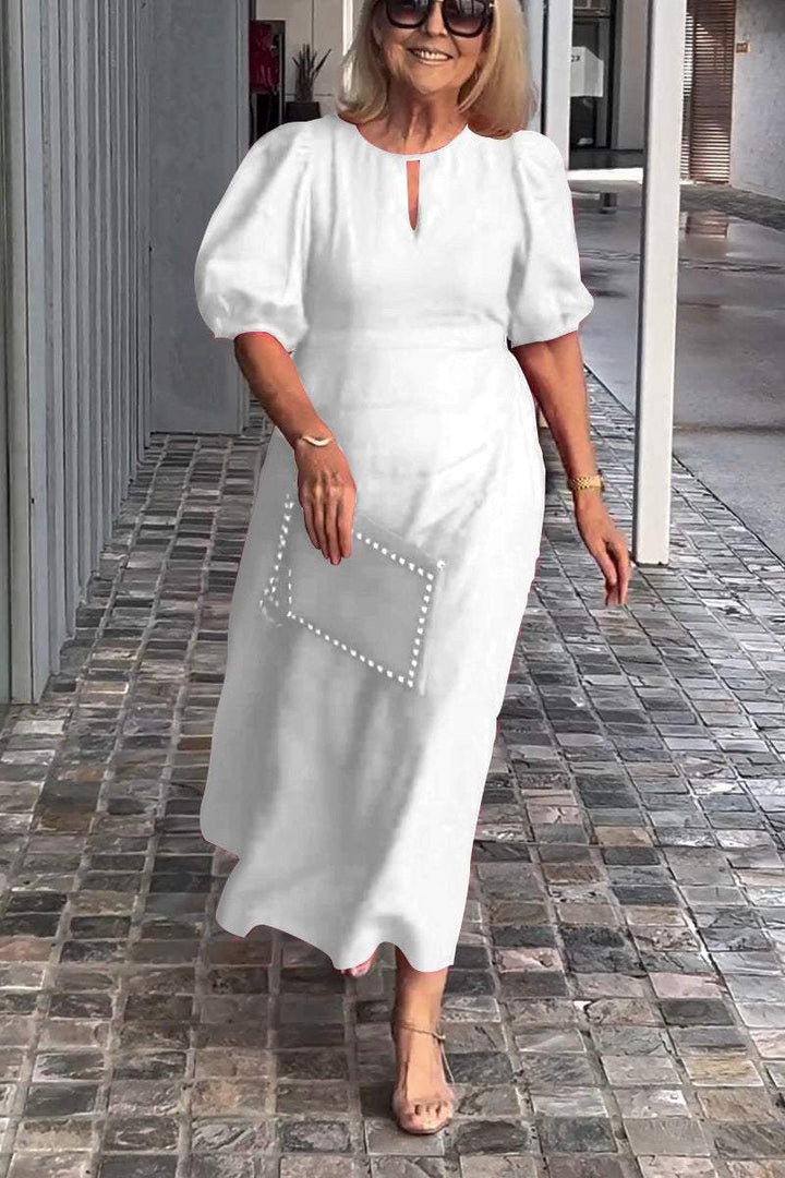 Amelie Timeless Puff Sleeve Dress