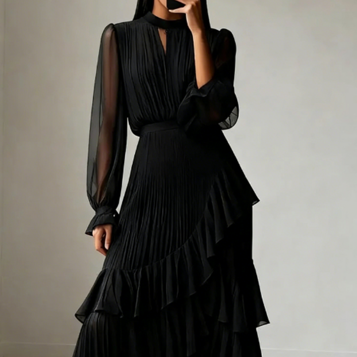 Dianna Pleated Midi Dress