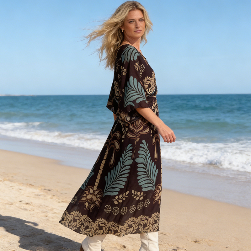 Viviette Elegant Maxi Dress