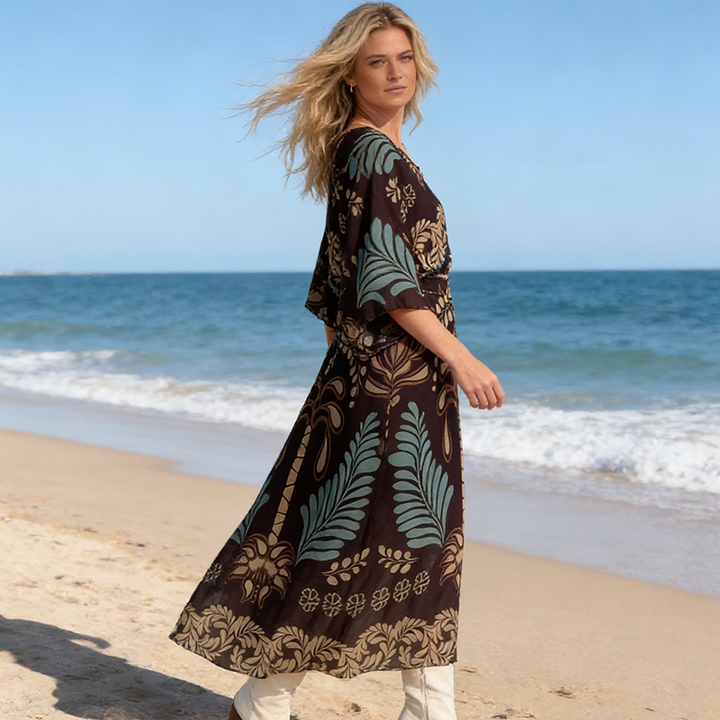 Viviette Elegant Maxi Dress