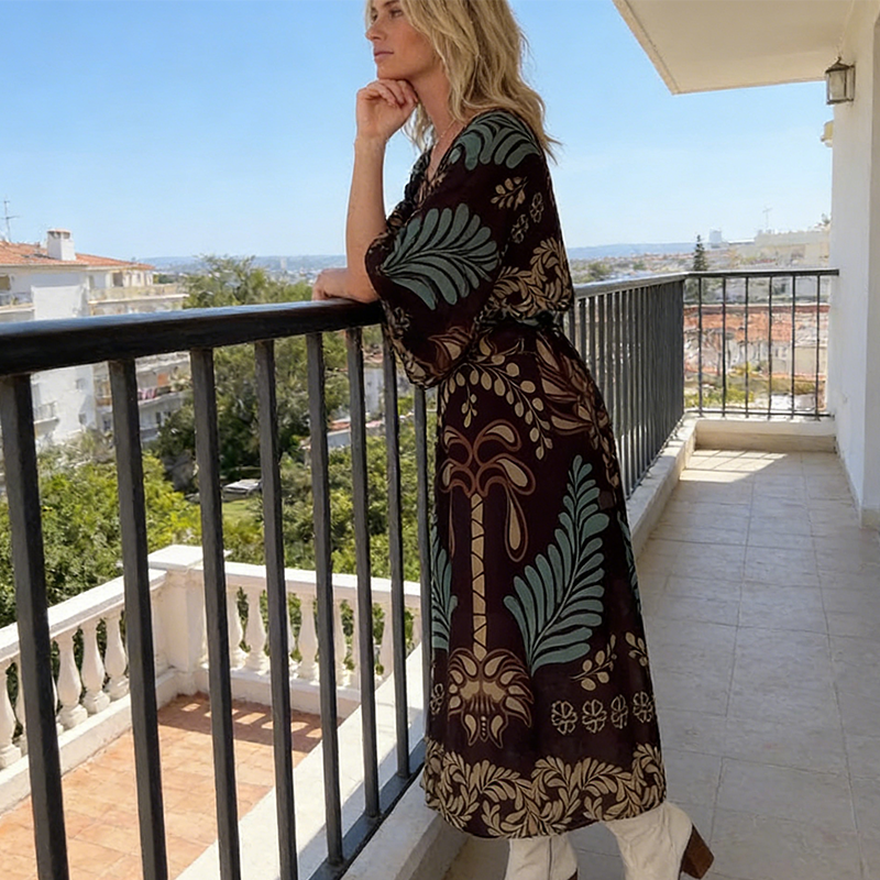 Viviette Elegant Maxi Dress