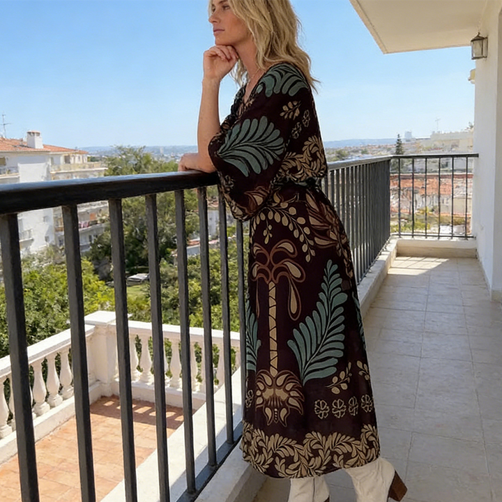 Viviette Elegant Maxi Dress