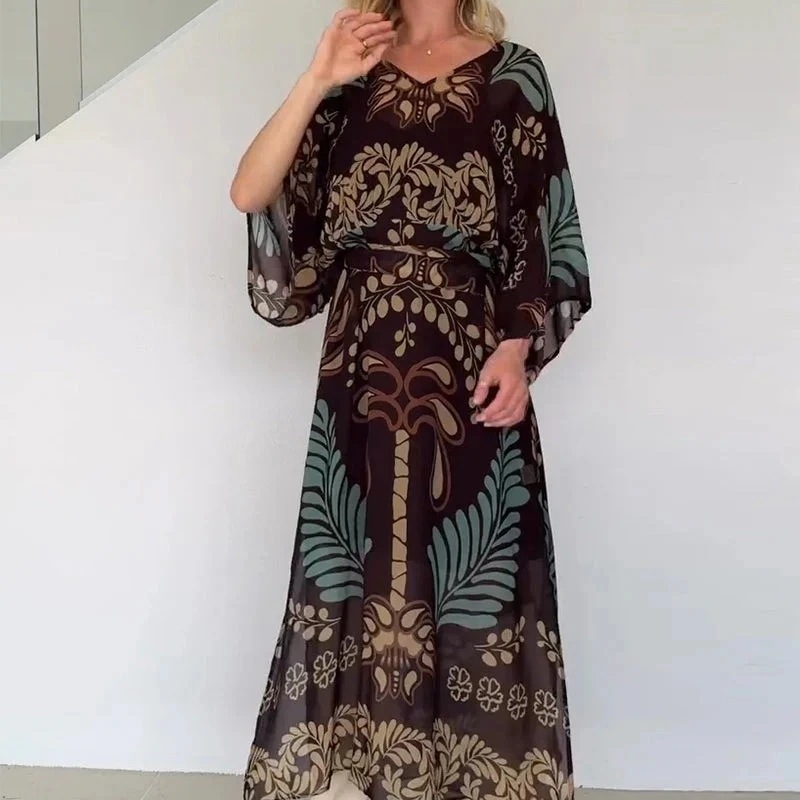 Viviette Elegant Maxi Dress