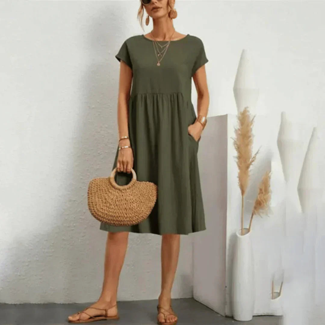 Mira Relaxed Midi Dress