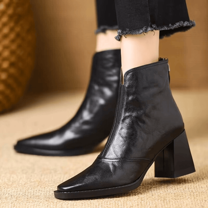 Kassandra | Luxury Mid Heel Boots