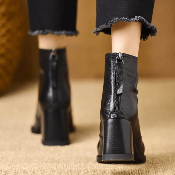 Kassandra | Luxury Mid Heel Boots