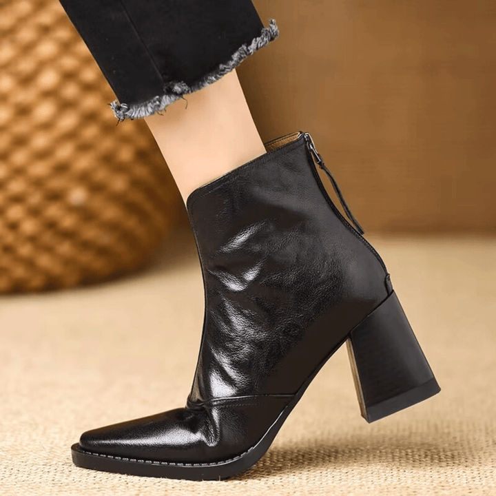 Kassandra | Luxury Mid Heel Boots