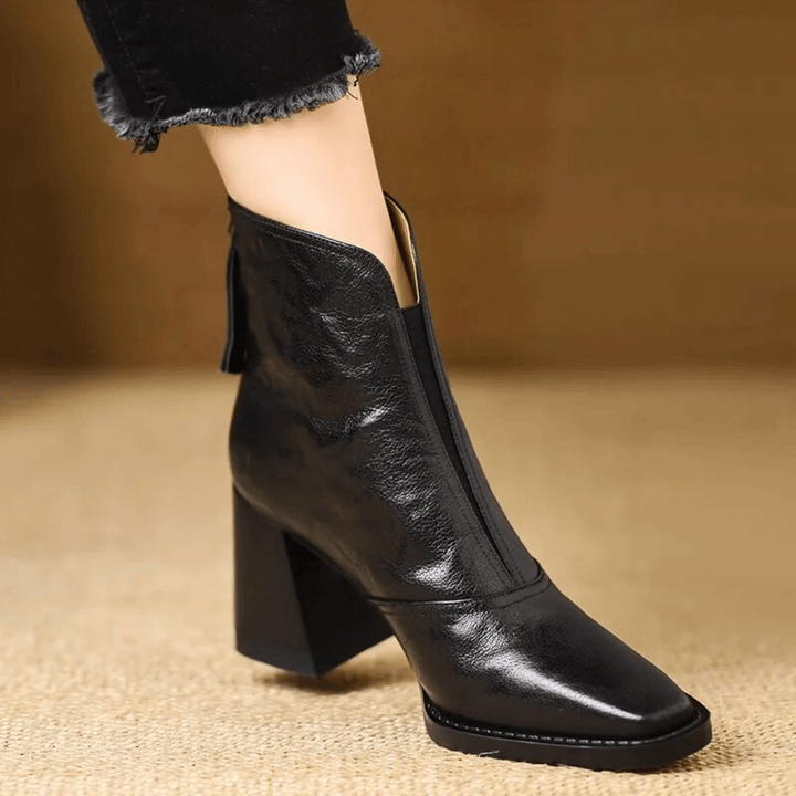 Kassandra | Luxury Mid Heel Boots