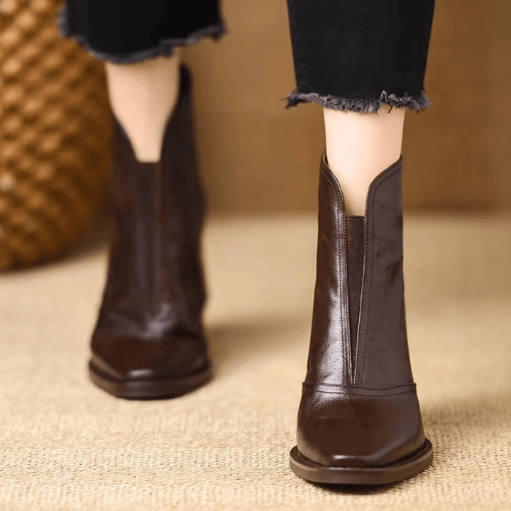 Kassandra | Luxury Mid Heel Boots