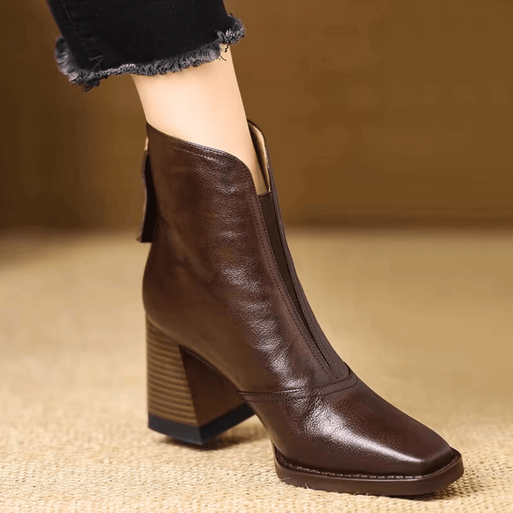 Kassandra | Luxury Mid Heel Boots