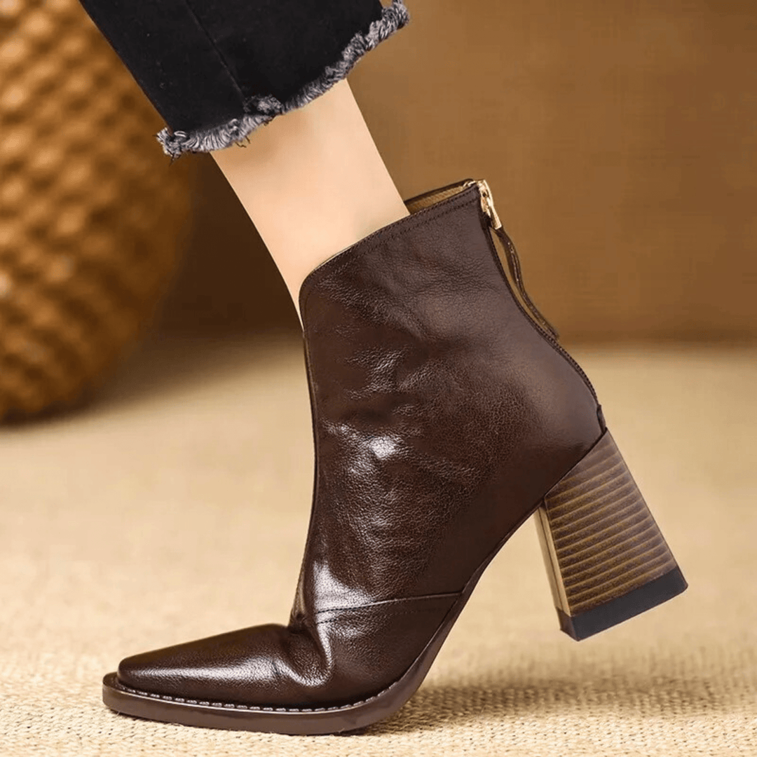 Kassandra | Luxury Mid Heel Boots