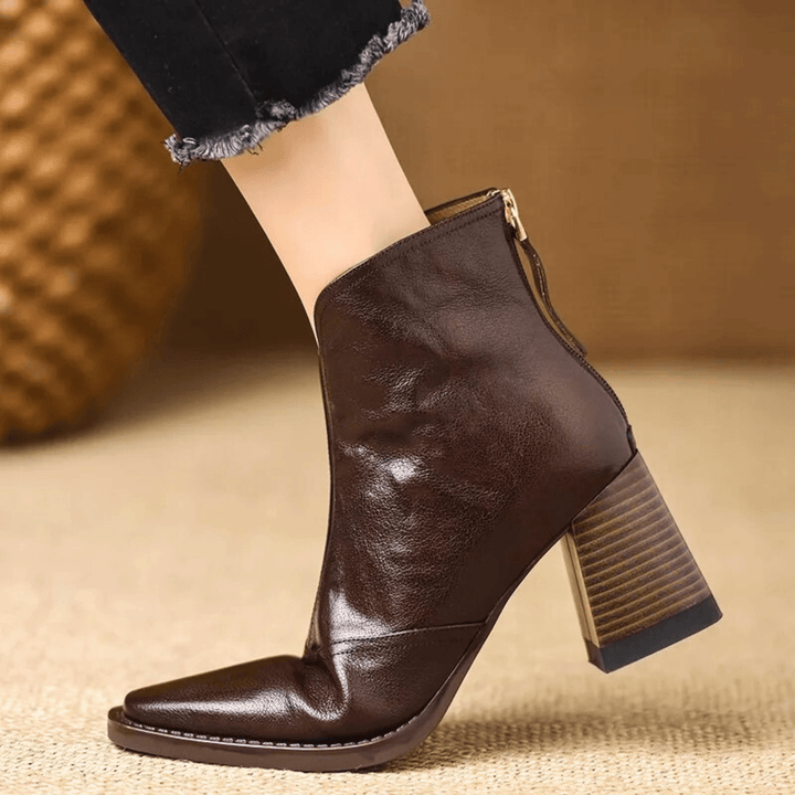 Kassandra | Luxury Mid Heel Boots