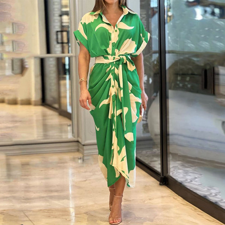 Alyson Luxe Wrap Maxi Dress