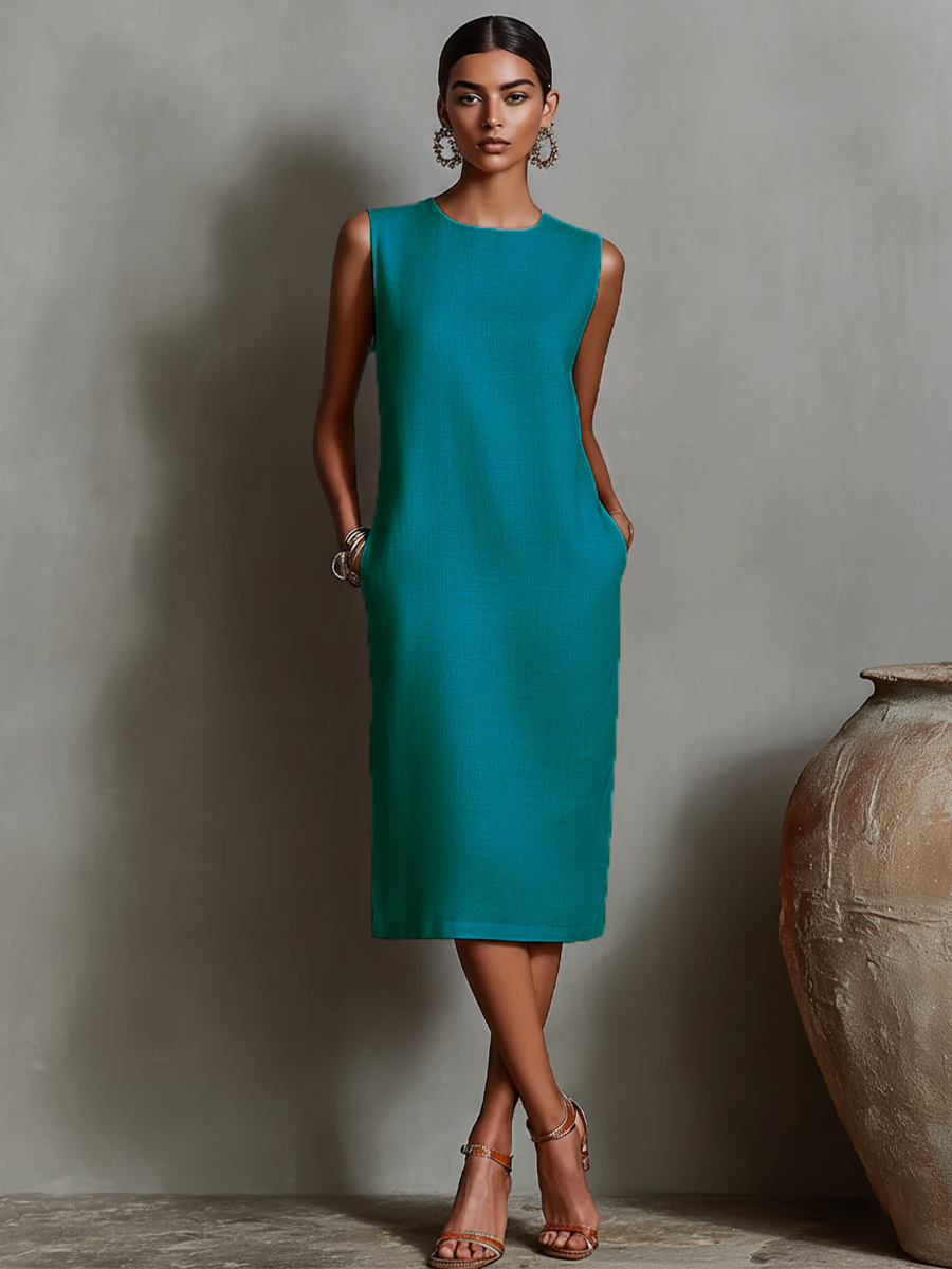 Maureen Midi Dress with pockets